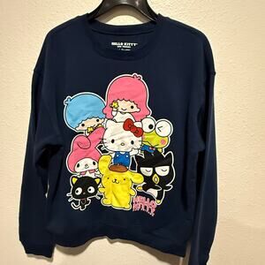 Hello kitty and friends crew neck shirt size M